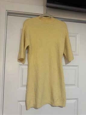 Abercrombie & Fitch Soft Yellow Mini Dress